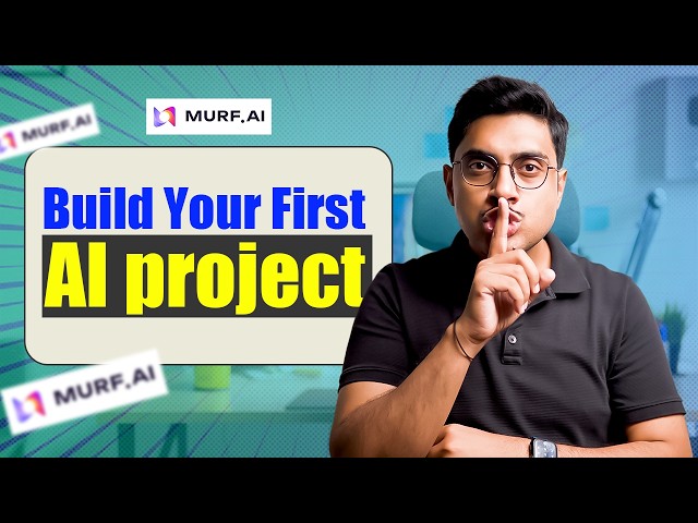Build Your FIRST AI Project with MURF AI in Just 25 Minutes