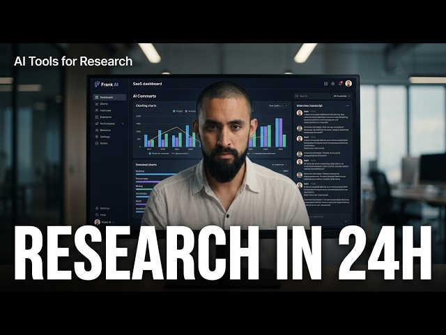 Frank AI Researcher — AI Customer Interviews in Hours