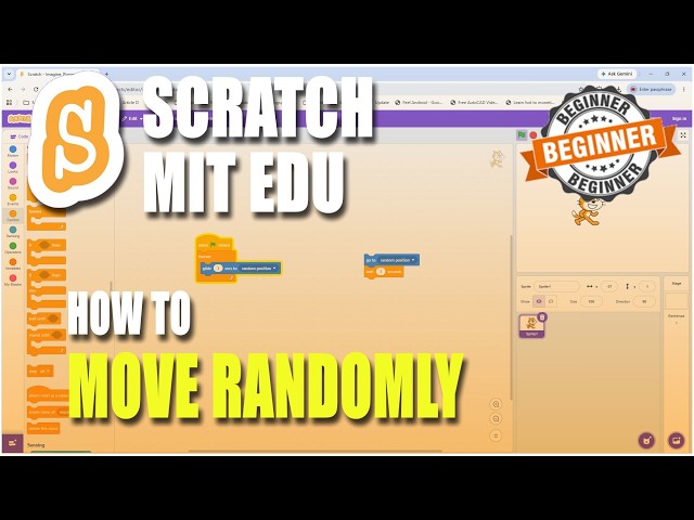 How To Make Something Move Randomly In Scratch