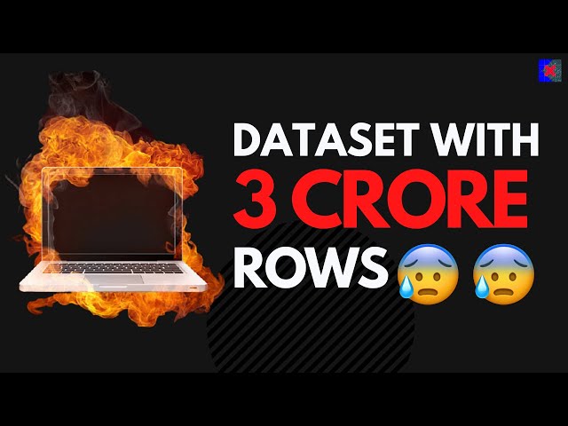 How to train a ML model on a dataset with 3 crore rows?