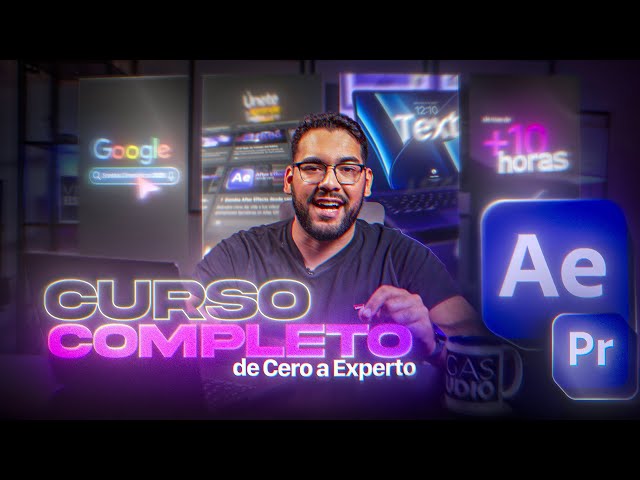 🔥Curso Completo de Edición de Video 2025 – Premiere Pro y After Effects Desde Cero a Experto +10 HR