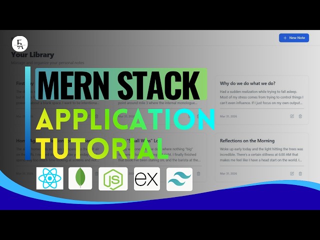 Build a FullStack Application Using React, Node, Express, MongoDB and Tailwind CSS