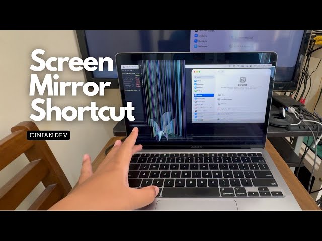 Mac Keyboard Shortcut to Display on External Monitor / Screen Mirror Shortcut for MacBook or macOS