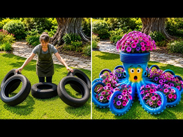 DIY Tire Garden Ideas: How To Turn Old Tires Into Backyard Decor