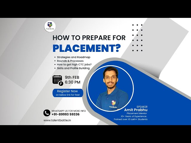 How to Start Placement Preparation? Strategies and Roadmap to Prepare for Placement Drives!