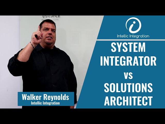 System Integrator vs Solutions Architect