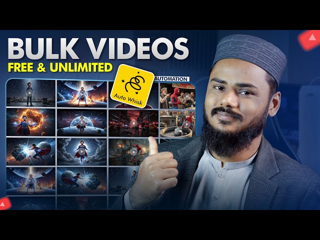 How I Created Unlimited AI Videos in Bulk (One Click) | FREE Text-to-Video Automation 2026 | F Guide