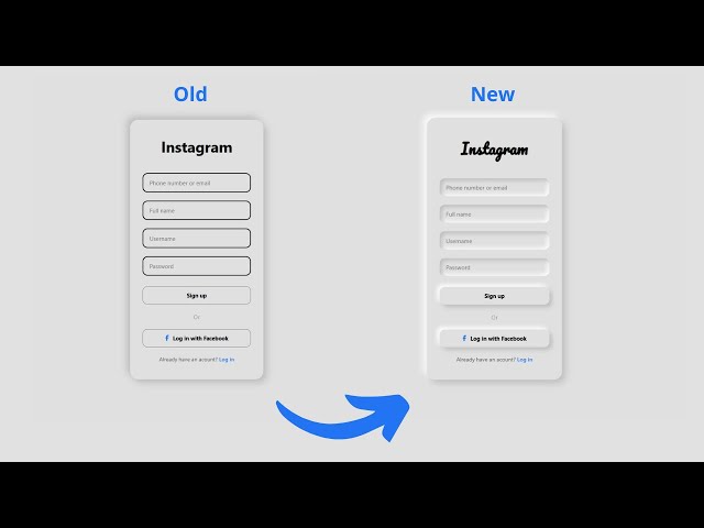 Build an Instagram Neumorphic Sign Up Page with HTML & CSS | Aesthetic Frontend Mini Project