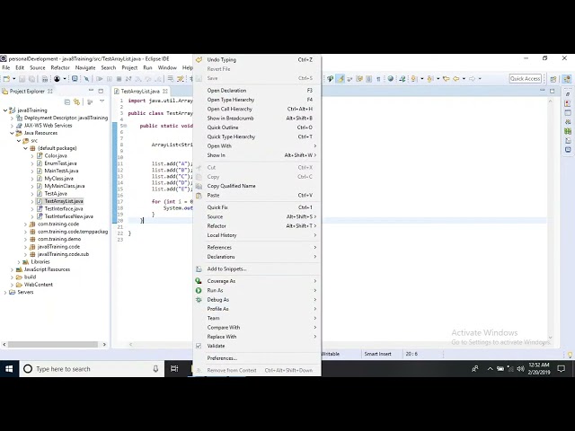 Using ArrayList in Java Lecture