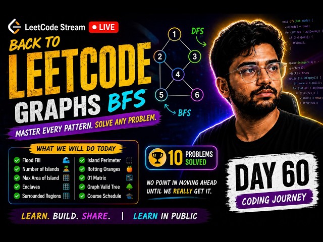 Day 60 | Open the Lock 🔒 State Space BFS | LeetCode Live (Java)