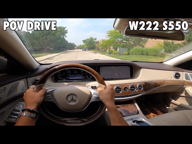 Driving the 2015 Mercedes-Benz S550 W222 | POV TEST DRIVE