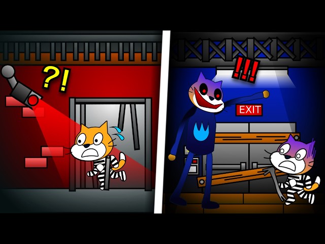 I Made A Prison Horror Game On Scratch..