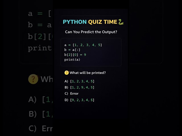 Python Quiz Challenge