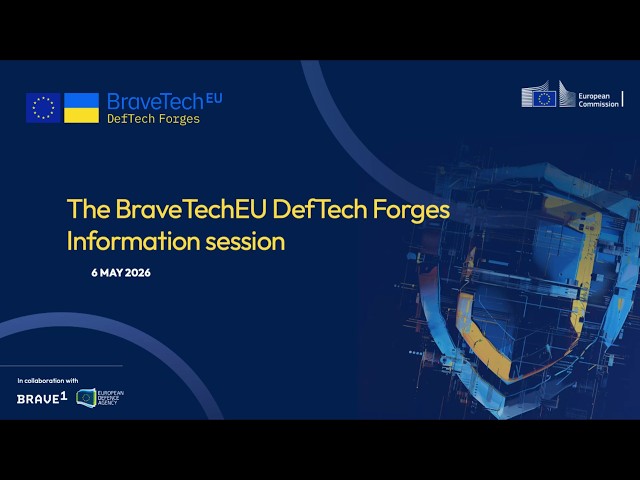 The BraveTechEU DefTech Forges Information Session