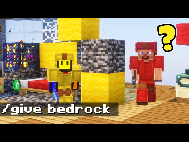 I secretly cheated with /GIVE in Bedwars