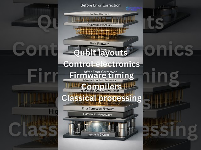 Why Quantum Error Correction Requires a System Redesign  #science #quantummechanics #quantumphysics