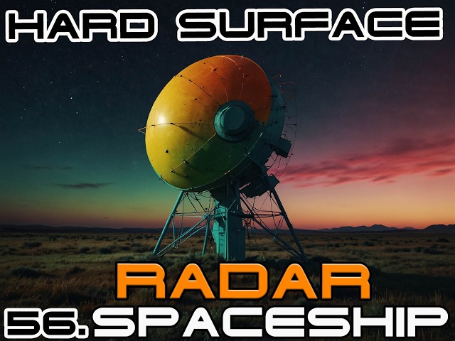 Spaceship RADAR  3DMAX TUTORIAL (2026)  RADAR  MODELING - D -4