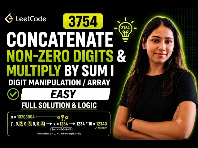 Easiest Way to Solve LeetCode 3754 | Java | Interview Prep #dsa #leetcode #programming #faang #java