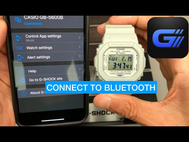 HOW to Connect Bluetooth APP G-Shock Casio Watch - GB5600B AND OTHERS G-SHOCK CONNECT PLUS AND MRG
