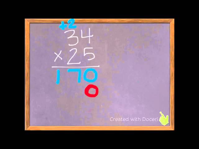 Multiplication Standard Algorithm