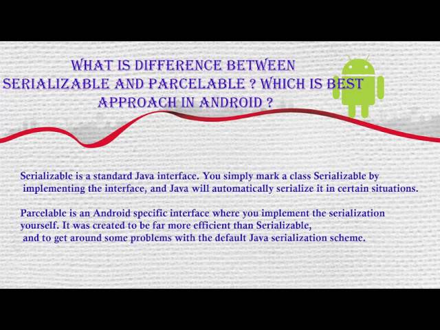 Android Interview Questions
