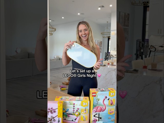 Noche de chicas LEGO 💗 #ad #SheBuiltThat @LEGO #LEGOCollective