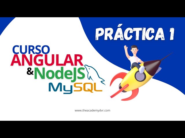 1. Angular, NodeJS & MySQL - User structure registration API and backend
