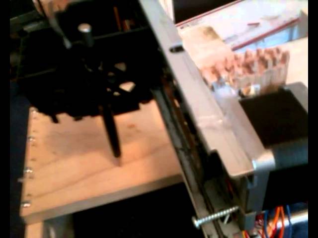 cnc rotuer first run!