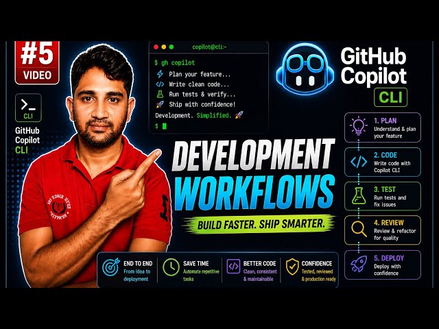 5. GitHub Copilot CLI Development Workflows (Video 5): Review code
