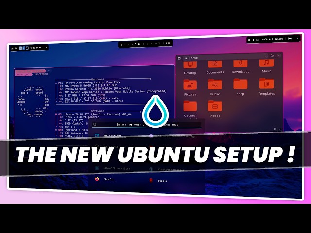 NEW Ubuntu 26.04 HYPRLAND Setup: MAKE Linux BEAUTIFUL (2026)