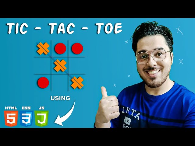 Tic Tac Toe Using only HTML, CSS & JavaScript 🔥🔥