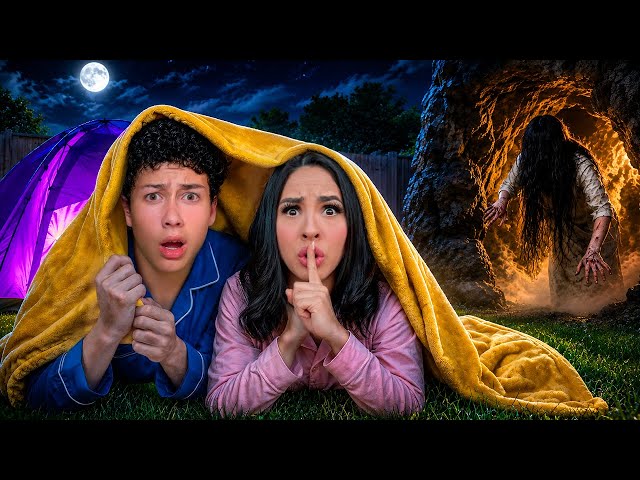 24 HOURS CAMPING PINK VS BLUE!!