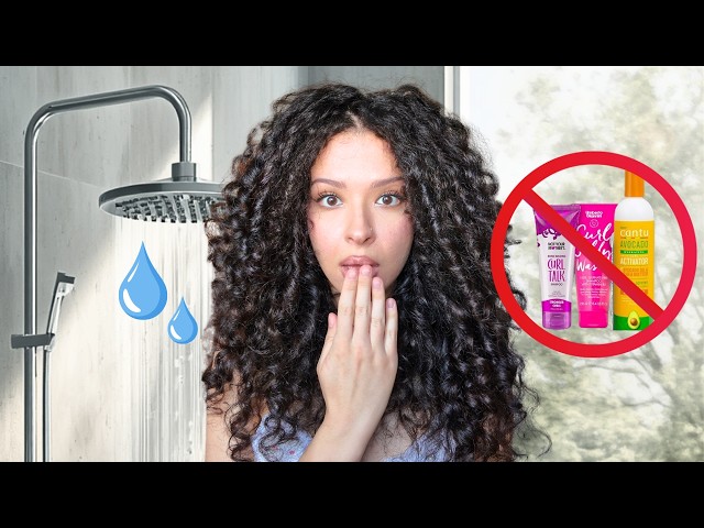 I Tried A Curly Routine With NO PRODUCTS.