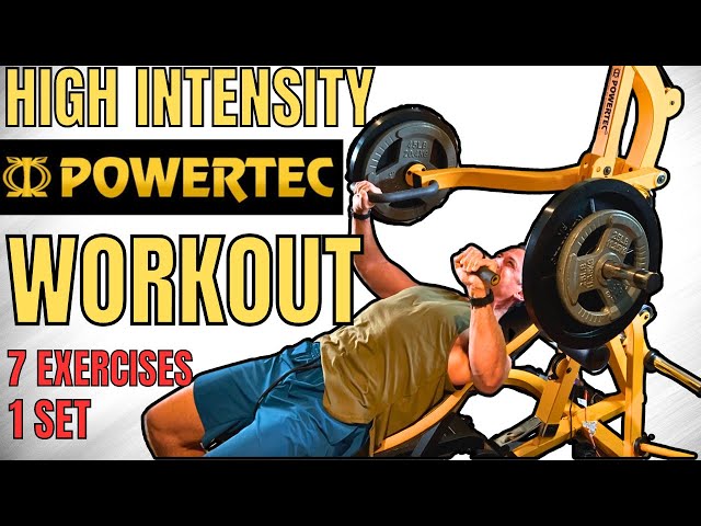 Powertec (Lever Gym) High Intensity Training Upper Body Workout