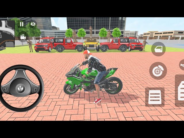 🎮 Franklin order by 3️⃣ Mahindra Thar and 2⃣  Scorpio 💥 in Indian 🇮🇳 bike Theft Auto simulator 🎮