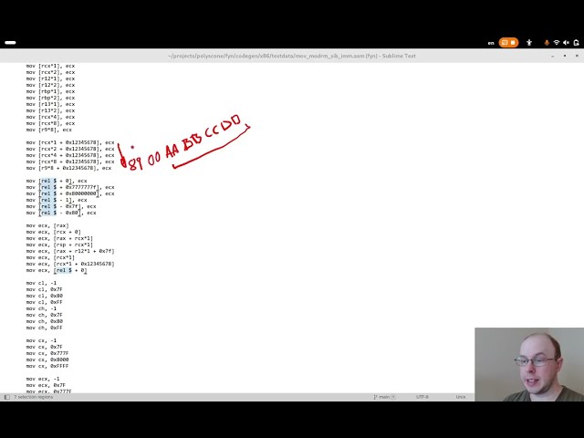 Encoding PUSH/POP, JMP/Jcc, and CALL | x86_64 Encoder