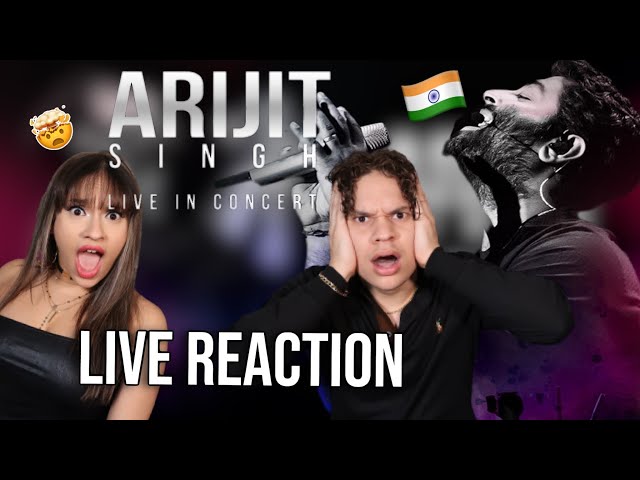 We WATCHED HIM LIVE! Waleska & Efra react to ARIJIT SINGH LIVE for the first time | LIVE REACTION!!!