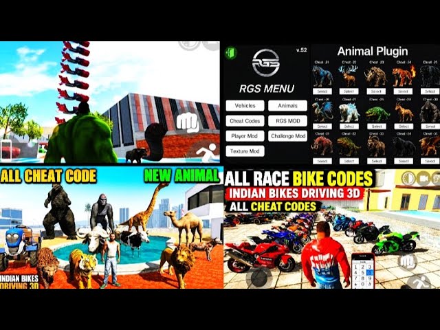 30 CHEAT CODE ONLY FOR YOU Indian bikes 3d game me all cheat code unlock😱