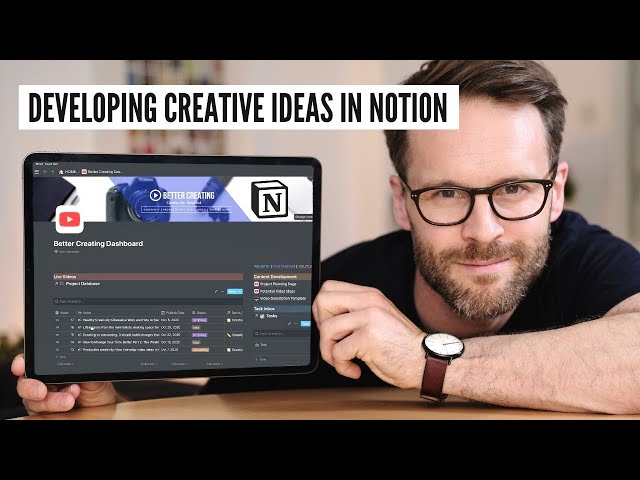Notion For Creators |  My Notion Content Management Setup & Creative Workflow