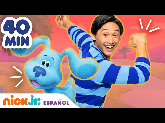¡Pistas de Blue y tú! | ¡40MIN de AVENTURAS con Josh y Blue! | Nick Jr. en Español