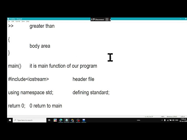 C Plus Plus Symbol  instructions and Cout Functions
