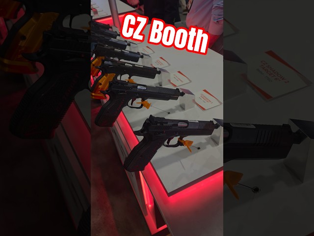 CZ Booth at Shot Show 2026 - Shadow 2 Target