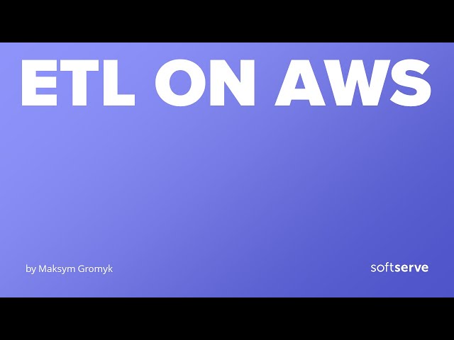 ETL on AWS by Maksym Gromyk