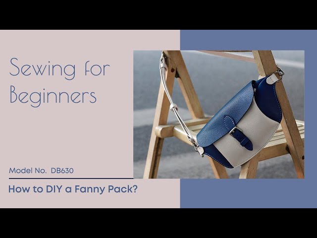 DIY Leather Kit-Beginner | How to Make a Fanny Pack | Tutorial DB630