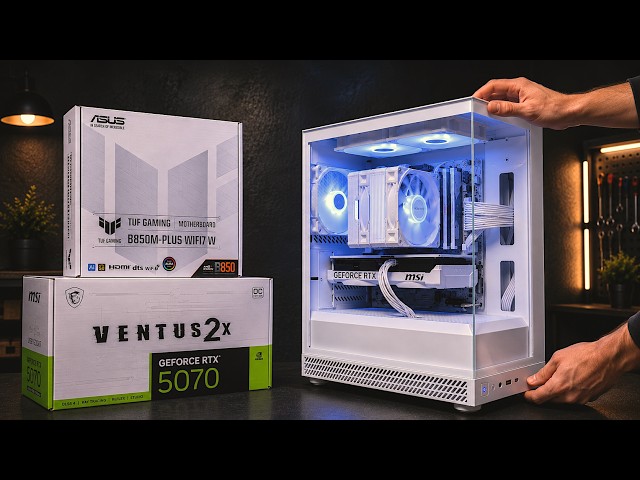 Building a Gaming PC Step by Step - White Edition (No Music, No Talking)