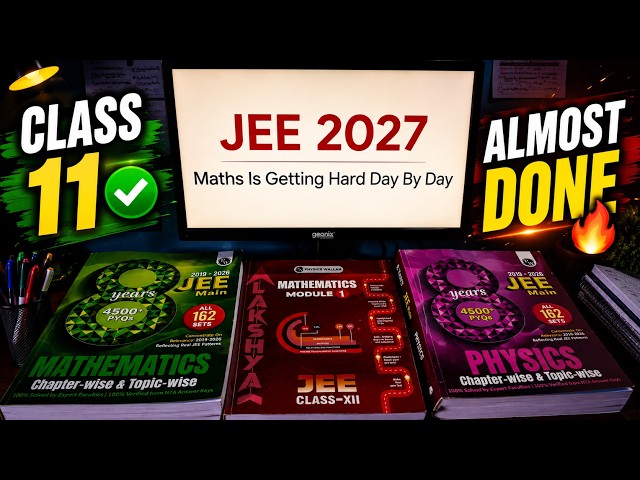 Only 4.5 Months Left 😨 | 20 Chapters Completed | JEE 2027 Comeback