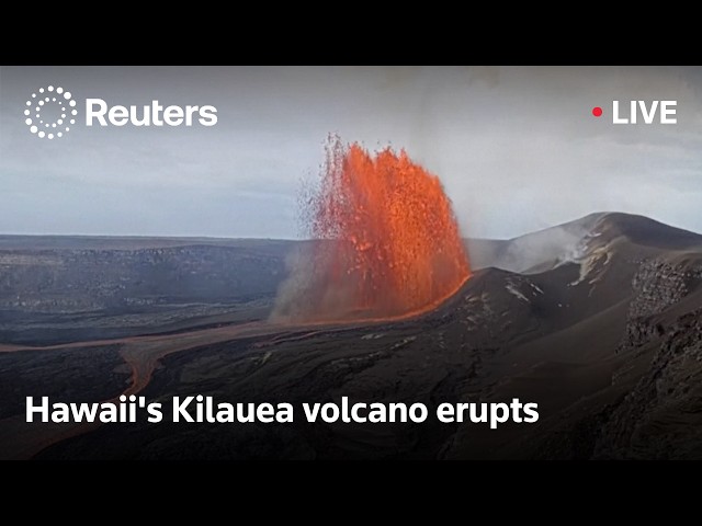 LIVE: Hawaii's Kilauea volcano erupts