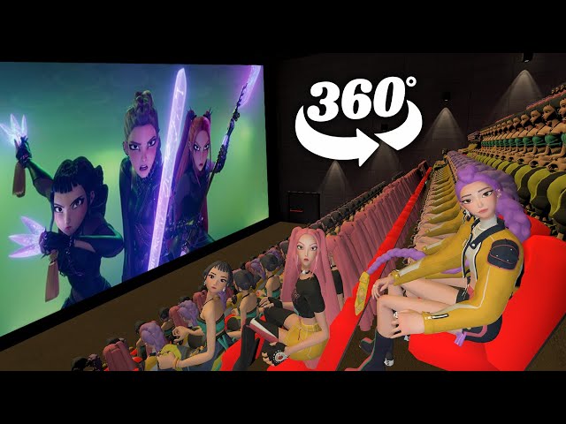 Huntrix in Cinema Hall ! - KPop Demon Hunters 360° VR