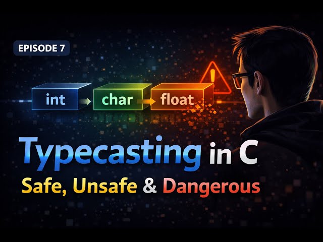 EPISODE 7: Typecasting in C: Safe, Unsafe & Dangerous