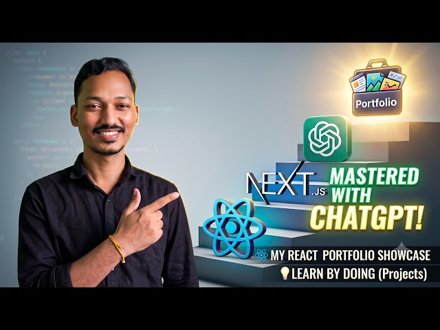 How ChatGPT Helped Me Master React & Next.js Basics || Learn By Doing Projects #sunilkumarsahoo